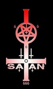 Satan Kreuz umgekehrt